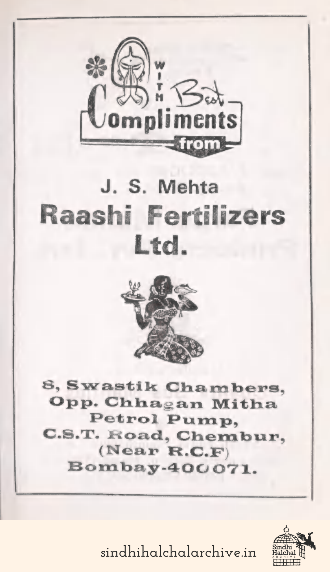 Image of AD J. S. Mehta
Raashi Fertilizers
Ltd.